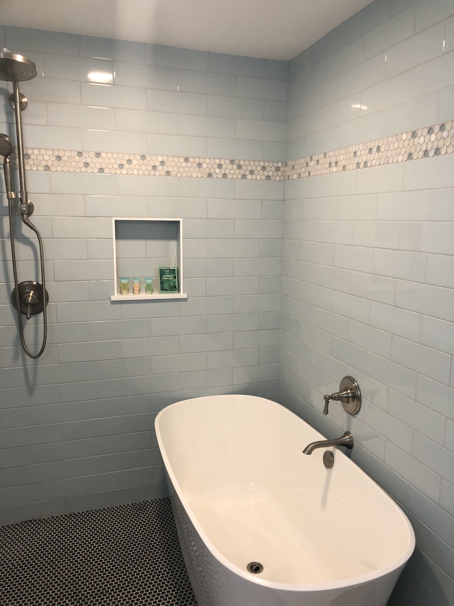 Custom bathroom vanity by Custom Crafted Homes