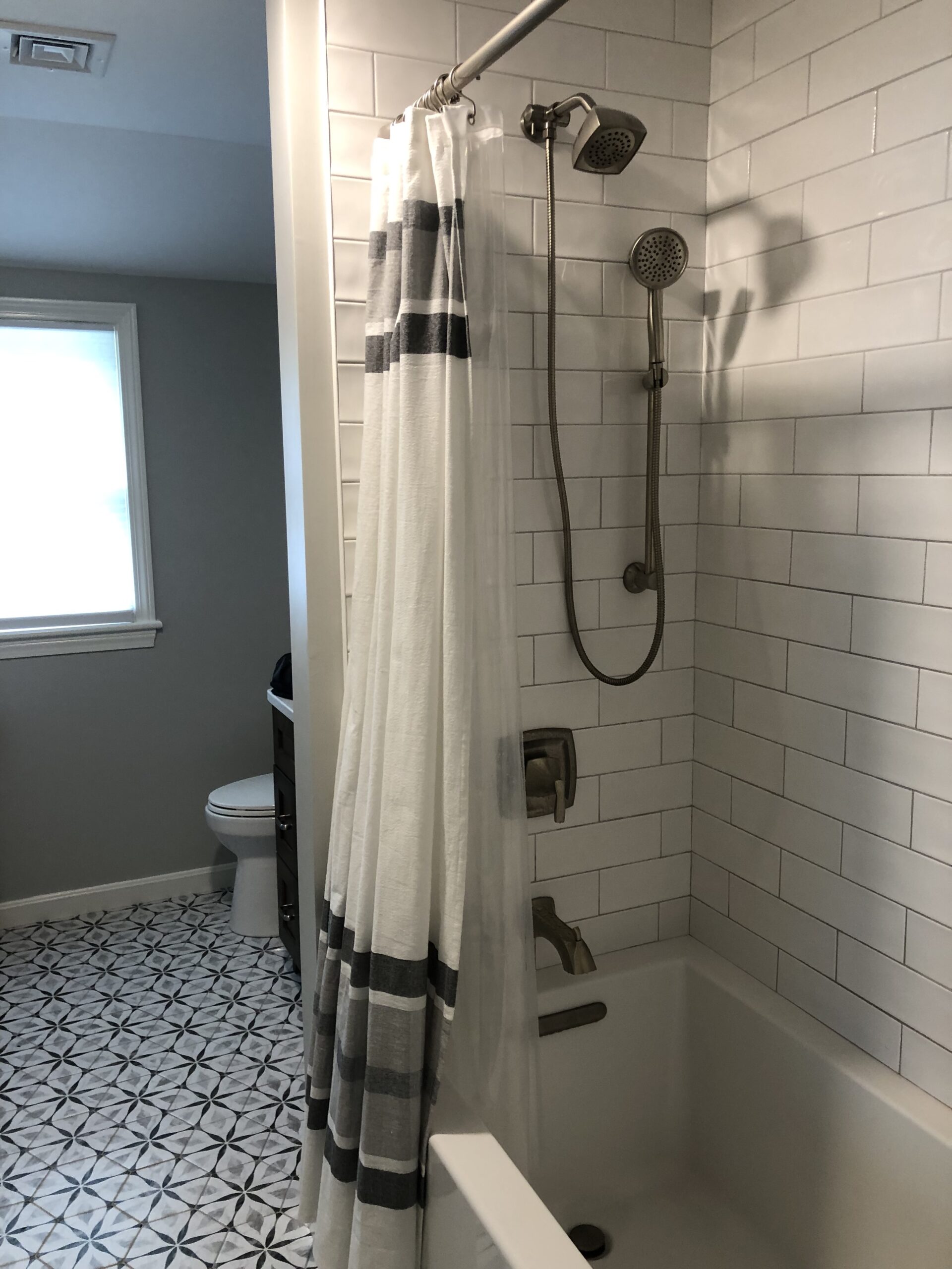 Custom shower remodel by Custom Crafted Homes